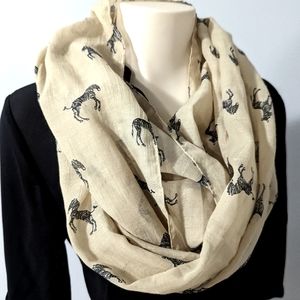 Zebra Infinity Scarf
